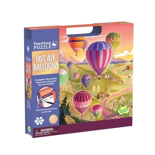 Pass Along Puzzle - Hot Air Balloons (Board Games)