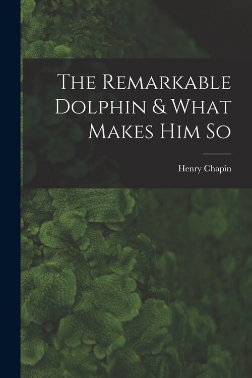 The Remarkable Dolphin & What Makes Him So (Paperback)