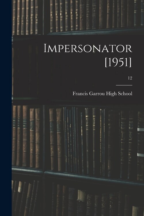 Impersonator [1951]; 12 (Paperback)