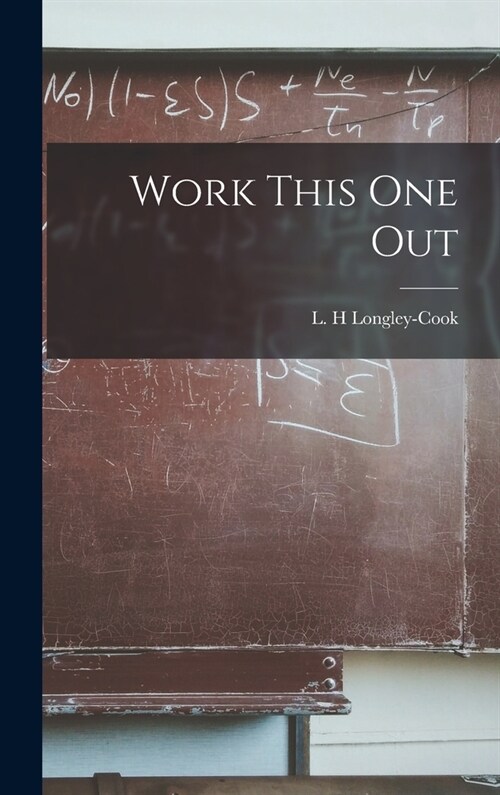 Work This One Out (Hardcover)