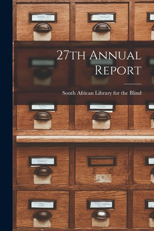 27th Annual Report (Paperback)