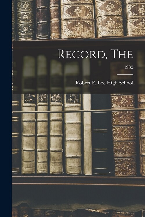 Record, The; 1932 (Paperback)