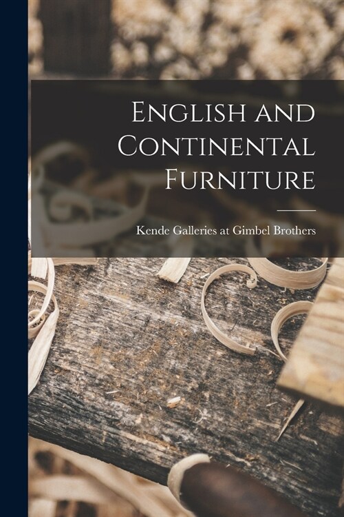 English and Continental Furniture (Paperback)