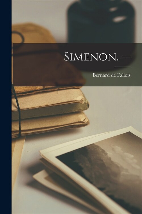 Simenon. -- (Paperback)