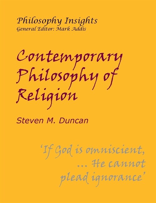 Contemporary Philosophy of Religion (Paperback)