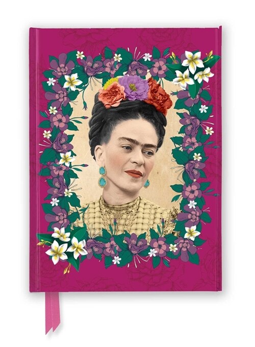 Frida Kahlo: Dark Pink (Foiled Journal) (Notebook / Blank book)