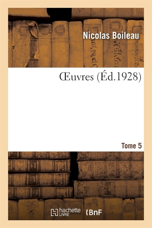 OEuvres. Tome 5 (Paperback)