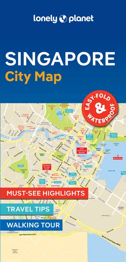Lonely Planet Singapore City Map (Folded, 2)
