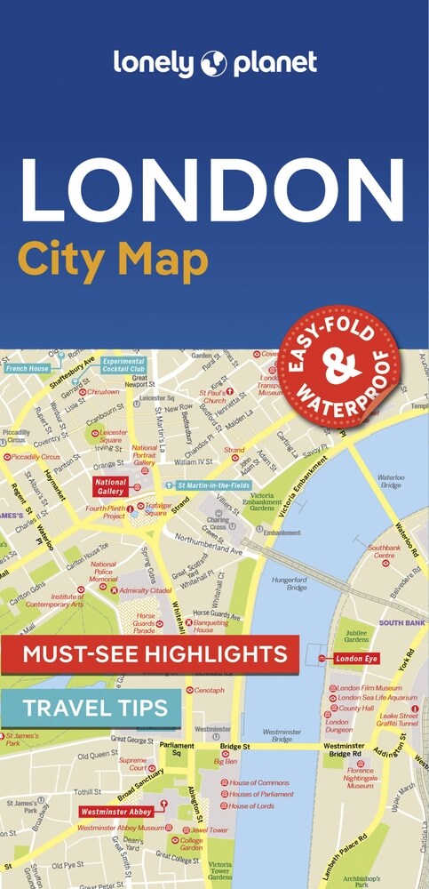 Lonely Planet London City Map (Folded, 2)