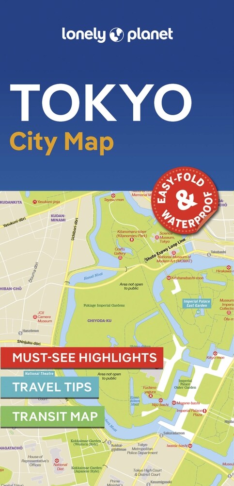 Lonely Planet Tokyo City Map (Folded, 2)