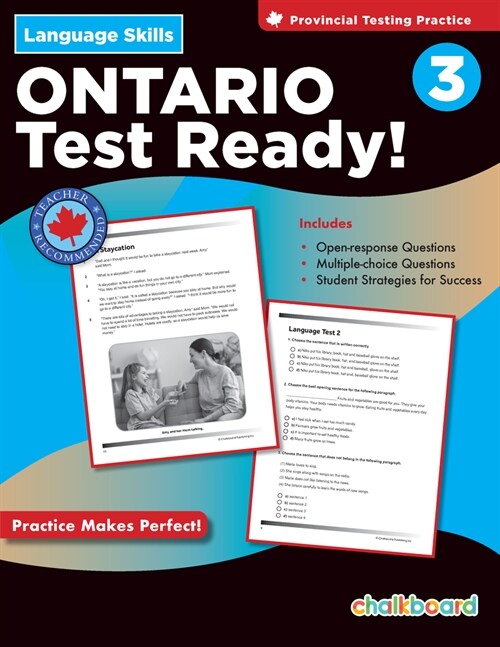 Ontario Test Ready Language Skills 3 (Paperback, Boost Your Chil)