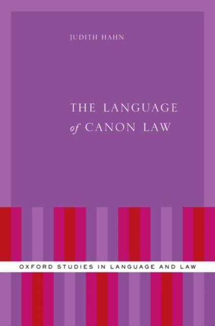 The Language of Canon Law (Hardcover)
