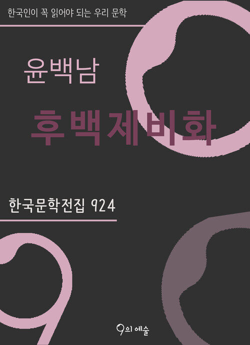 윤백남 - 후백제비화