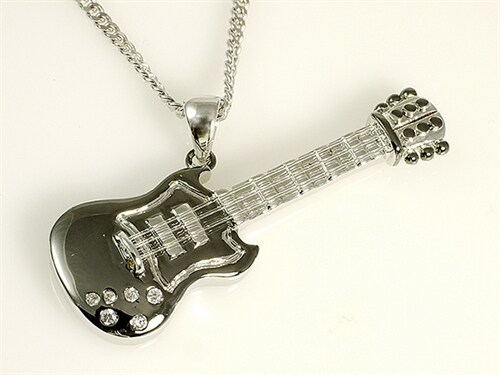 Rockys Anhanger E-Gitarre (silber) (General Merchandise)