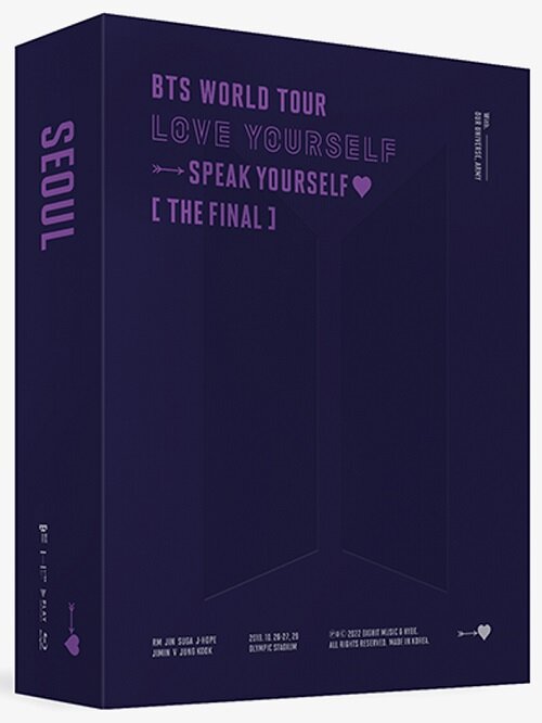 [블루레이] 방탄소년단 - BTS WORLD TOUR ‘LOVE YOURSELF : SPEAK YOURSELF’ [THE FINAL][Blu-ray](3disc)