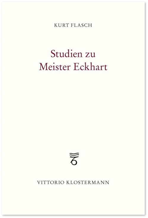 Studien Zu Meister Eckhart (Hardcover)