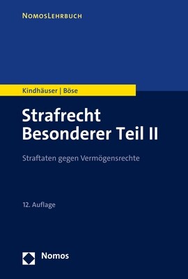 Strafrecht Besonderer Teil II: Straftaten Gegen Vermogensrechte (Paperback, 12)