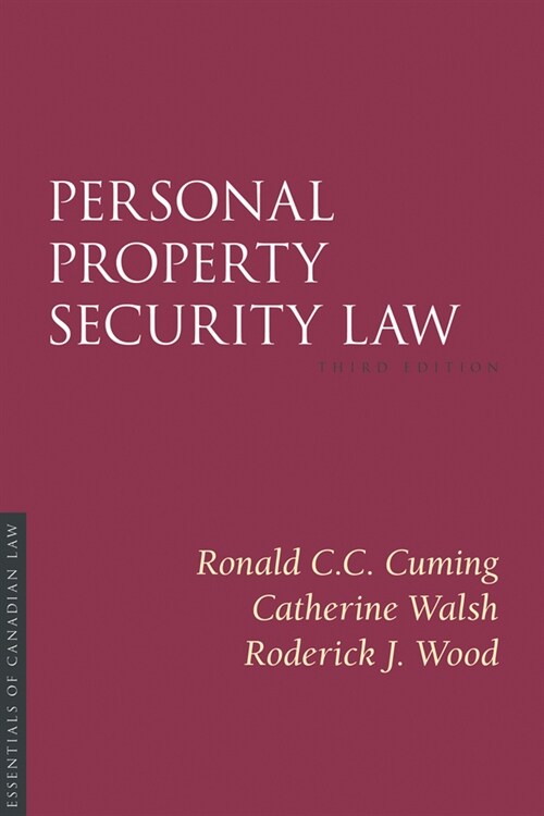 Personal Property Security Law, 3/E (Paperback)