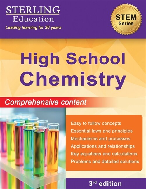 High School Chemistry: Comprehensive Content for High School Chemistry (Paperback)