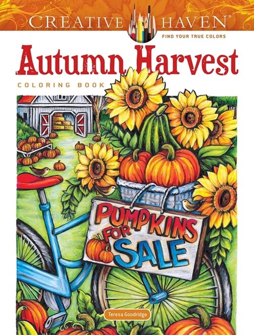 Creative Haven Autumn Harvest Coloring Book (Paperback)