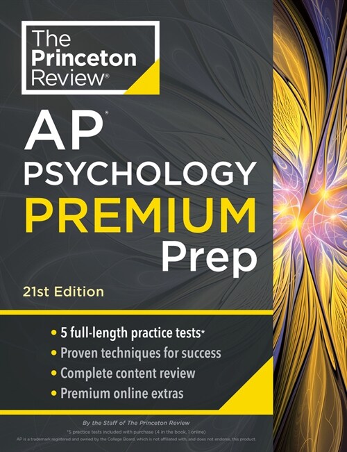 Princeton Review AP Psychology Premium Prep, 21st Edition: 5 Practice Tests + Complete Content Review + Strategies & Techniques (Paperback)