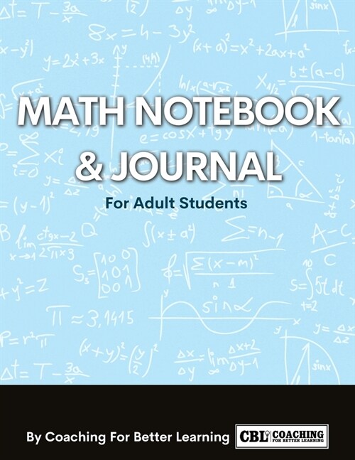 Math Notebook and Journal For Adult Students (Paperback)