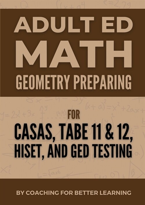 Adult Ed Math: Geometry (Paperback)