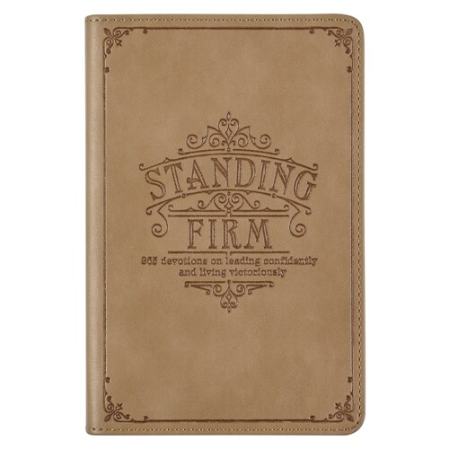 Standing Firm Faux Leather Devotional (Leather)