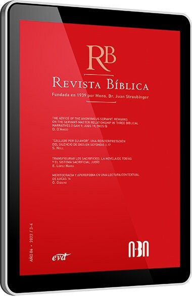 REVISTA BIBLICA 2022/3-4 - ANO 84 (Book)