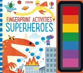 Fingerprint Activities Superheroes (Spiral Bound)