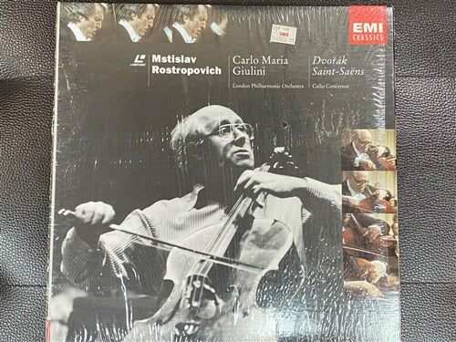 [LP] 로스트로포비치,줄리니 - Rostropovich,Giulini - Dvorak Cello Concerto LD [[U.S발매]