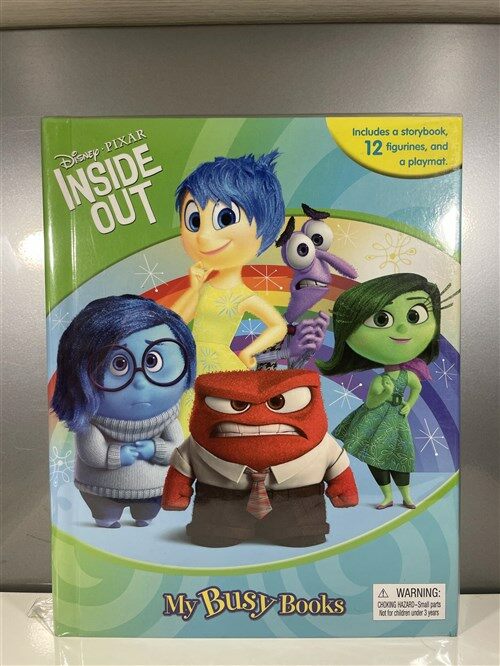 [중고] Disney Pixar Inside Out My Busy Book (미니피규어 12개 포함) (Hardcover)