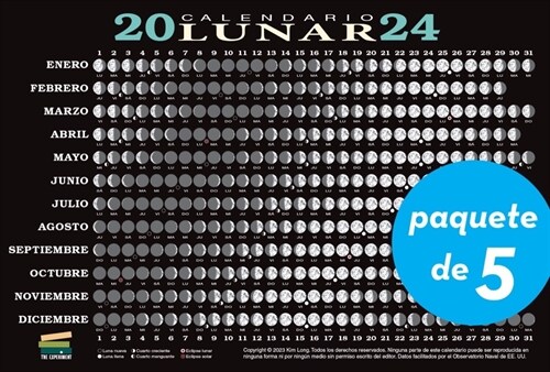 Calendario Lunar 2024: Fases Lunares, Eclipses Y M? (Other)