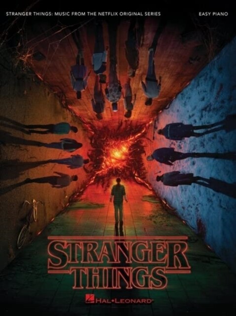 Stranger Things: Music from the Netflix Original Series Arranged for Easy Piano with Lyrics (Paperback)