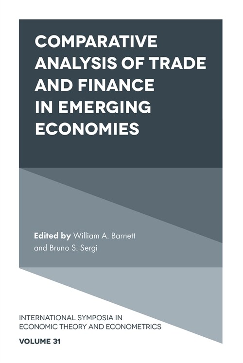 Comparative Analysis of Trade and Finance in Emerging Economies (Hardcover)