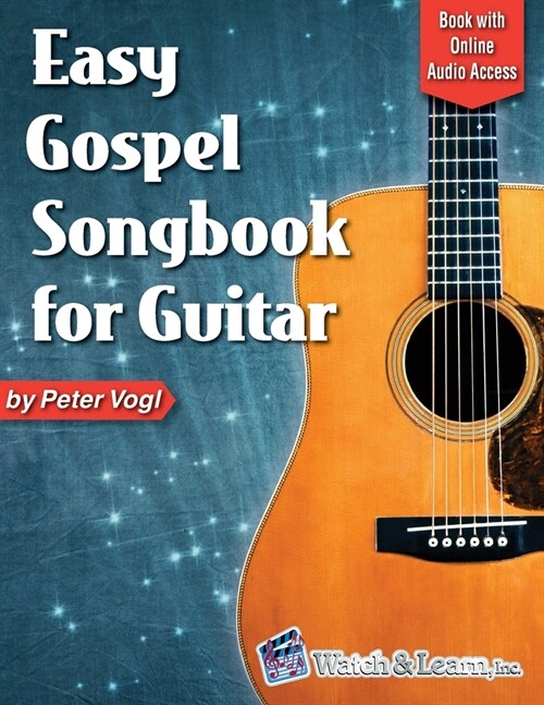 Easy Gospel Songbook for Guitar Book with Online Audio Access (Paperback)