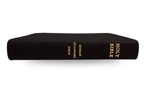 Holy Bible, Berean Standard Bible - Bonded Leather - Black Calf Grain (Bonded Leather)