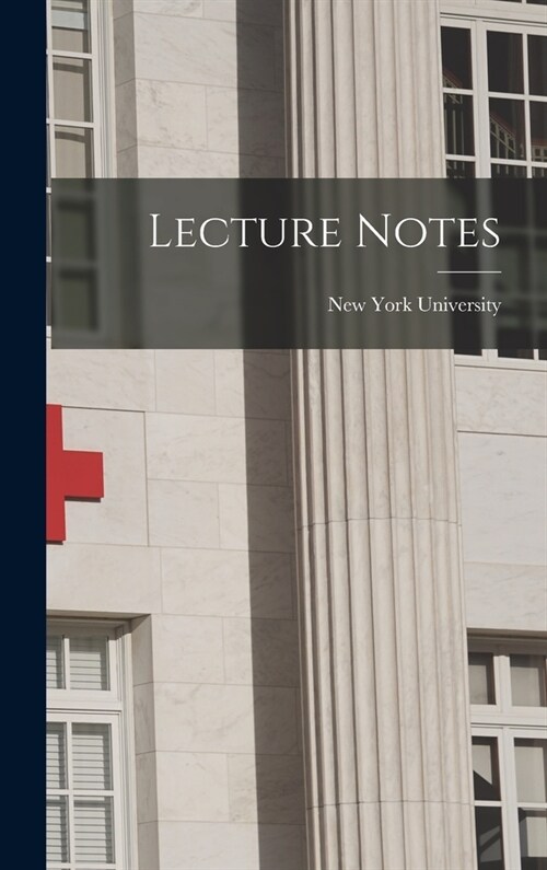 Lecture Notes (Hardcover)