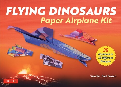 Flying Dinosaurs Paper Airplane Kit: 36 Airplanes in 12 Different Designs! (Other)