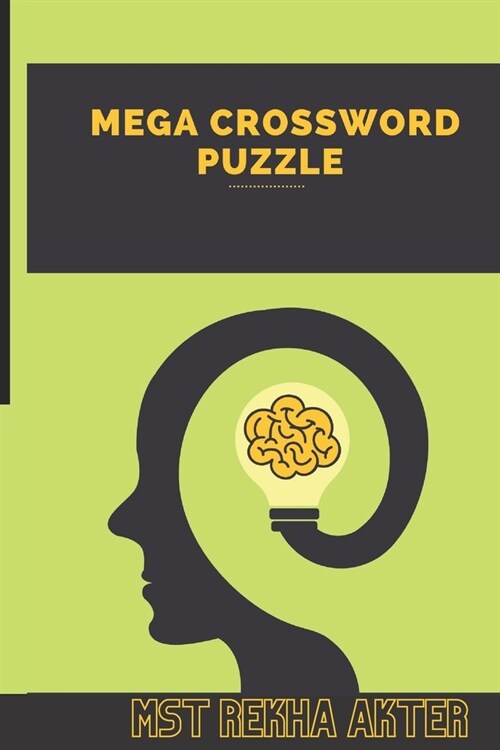 Mega crossword puzzle: Kids & adults crossword puzzle book (Paperback)