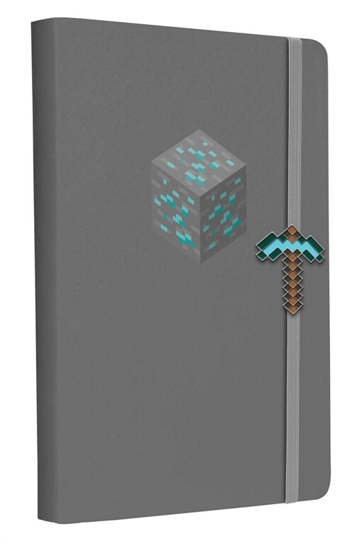 Minecraft: Diamond Ore Journal with Charm (Hardcover)