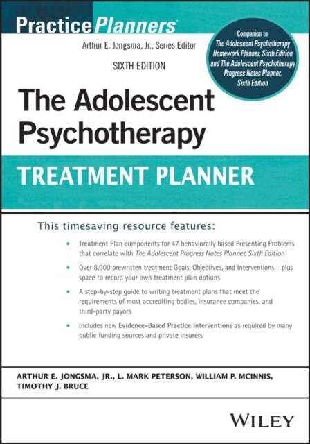 The Adolescent Psychotherapy Treatment Planner (Paperback, 6)