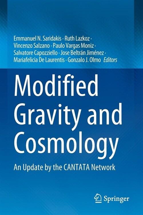 Modified Gravity and Cosmology: An Update by the Cantata Network (Paperback, 2021)