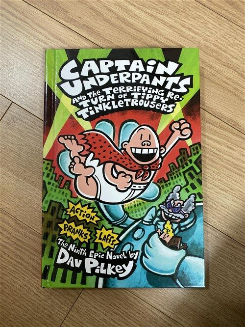 [중고] Captain Underpants and the Terrifying Return of Tippy Tinkletrousers (Captain Underpants #9) (Hardcover)