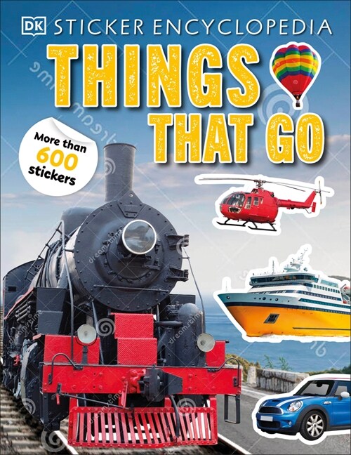 Sticker Encyclopedia Things That Go: More Than 600 Stickers (Paperback)