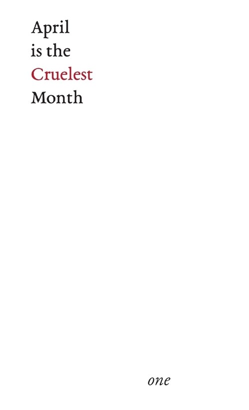 April is the Cruelest Month (Paperback)