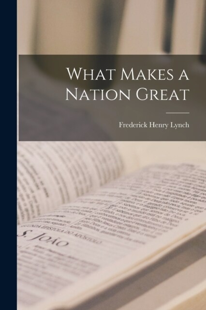 What Makes a Nation Great (Paperback)