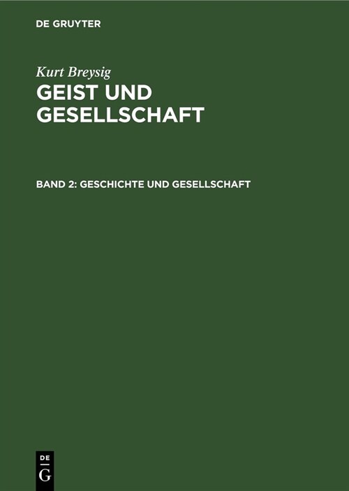 Geschichte und Gesellschaft (Hardcover, Reprint 2022)