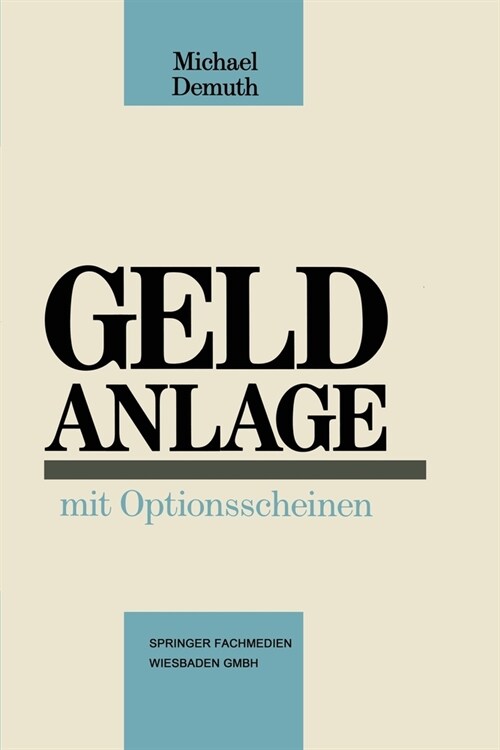 Geldanlage mit Optionsscheinen (Paperback)