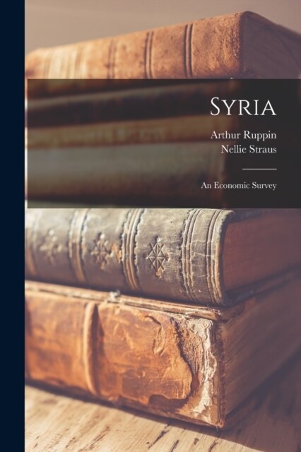 Syria: An Economic Survey (Paperback)